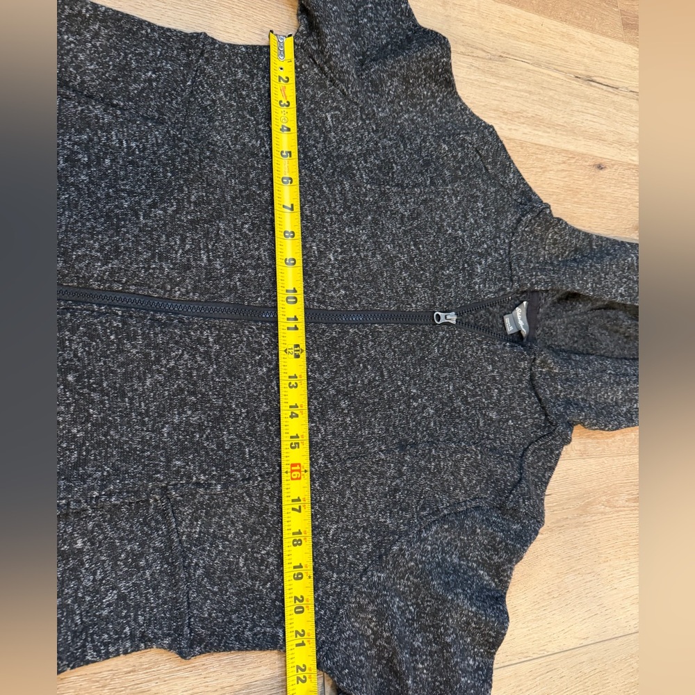 Eddie Bauer Black and Gray Zip-Up Sweater XL - Picture 8 of 8